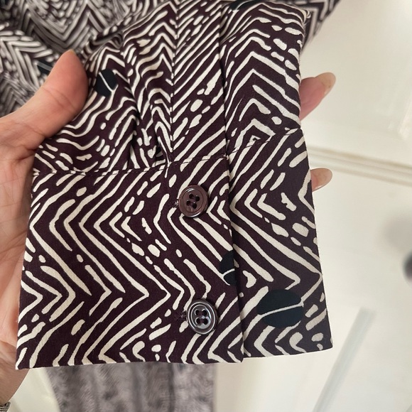 & Other Stories Wide Leg Jumpsuit Brown and Black Size 2 - Picture 7 of 13